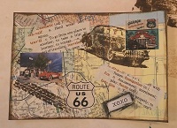 SSM: THEMED Handmade Postcard - Maps