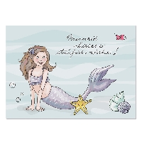Mermaid themed postcard #2