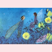 Fairy themed postcard #1