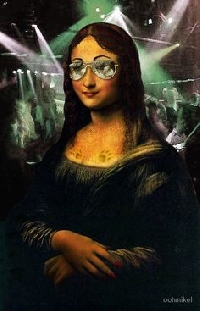 Mona Lisa with a Twist ATC Swap