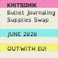 Non-EU KNITSONIK Bullet Journaling Supplies Swap