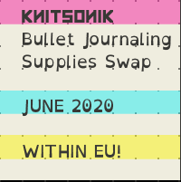 EU KNITSONIK Bullet Journaling Supplies Swap