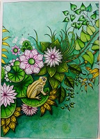 SSM: THEMED Handmade Postcard - Florals