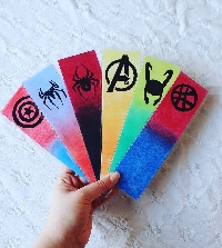 Handmade Marvel Bookmark Swap
