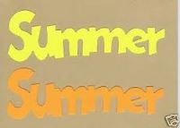 Die Cut Series - Summer (Swap #3)