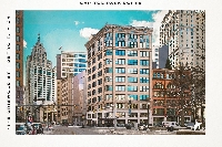 Buildings on a postcard in envelope #2
