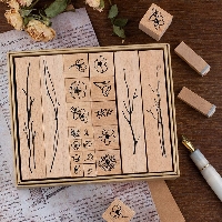 Wooden Rubber Stamps #1