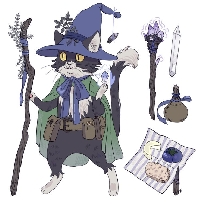 Draw your pet as a DND character ATC