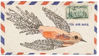 SMSUSA:  Bird Mail Art & Flat Surprise