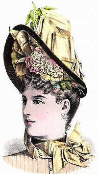 RF: Vintage Lady with a Fantastical Hat