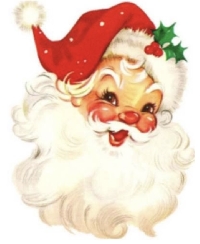 Christmas Card - Santa - USA