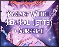 Pagan/Witch Pen Pal Letter + Surprise
