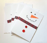SMSUSA:  Happy Mail in a Snowman Envelope