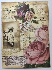 Glue Page with Paper Doll