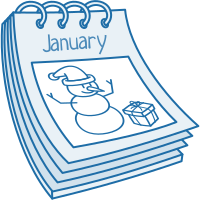 Funny January Holidays Handmade Card Swap