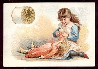 VC: Postcard with a Vintage Sewing Theme