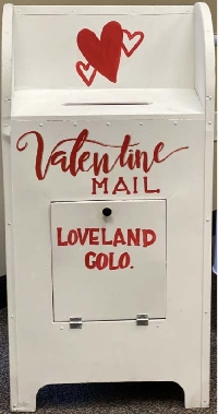 2021 Loveland, CO Valentine Card Re-mailing USA
