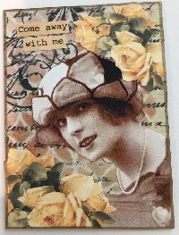 Fashion Plate Journal Card:  the 20's