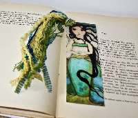 MLU: Handmade Mermaid Bookmark USA