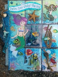 MLU: Mermaid/Ocean Inspired Pocket Letter USA