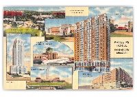 Buildings on a postcard in envelope #8