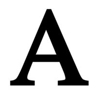 ABCUSA ~ Letter A Profile Deco 