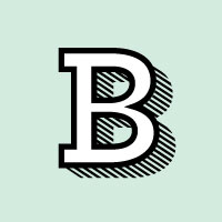 ABCUSA ~ Letter B Profile Deco 