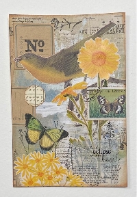 Spring Collage Post Card Swap #5