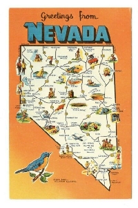 Map postcard from my state #2