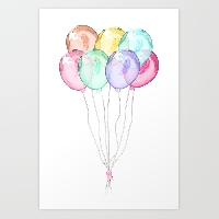 ATC - Colorful Balloons (USA)