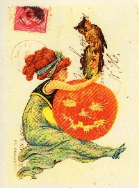 Halloween Note Card Swao