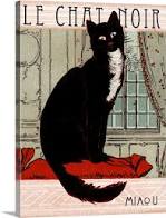 VS: Vintage Halloween ATC - Black cat