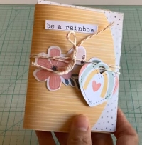 Flipbook with curve cover