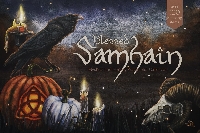Samhain postcard - International