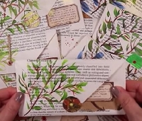 YTPC:  Book Page Envelope with Pocket