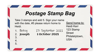 Postage Stamp Bag Swap #2