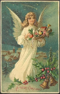 VS: Vintage Christmas ATC Angel