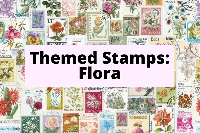 Themed Postage Stamps: Flora 🌿🍁🌹🌼🌸