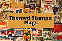 Themed Postage Stamps: Flags 🇨🇦🇩🇪🇯🇵