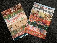 simple washi strips postcards-Christmas-USA only