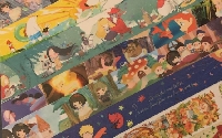 simple washi strips postcards-fairytale-USA