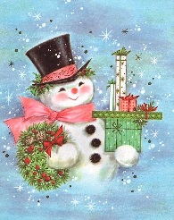 Do you want to build a snowman? Postcard Swap