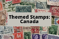 Themed Postage Stamps: Canada 🇨🇦🦫⛸