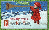 Happy New Year card Int'l #2