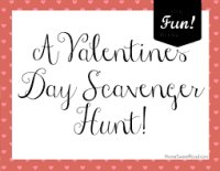 Valentine Scavenger Hunt