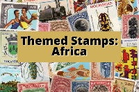Themed Postage Stamps: Africa 🌍🛖🐫