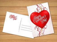 Valentine Card to Postcard - Recycle