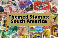 Themed Postage Stamps: South America 🇦🇷🇧🇴🇨🇴