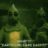 Earth Girls are Easy: Cool, Crappy postcard
