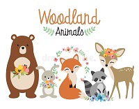 VF: Woodland creatures happy mail - USA